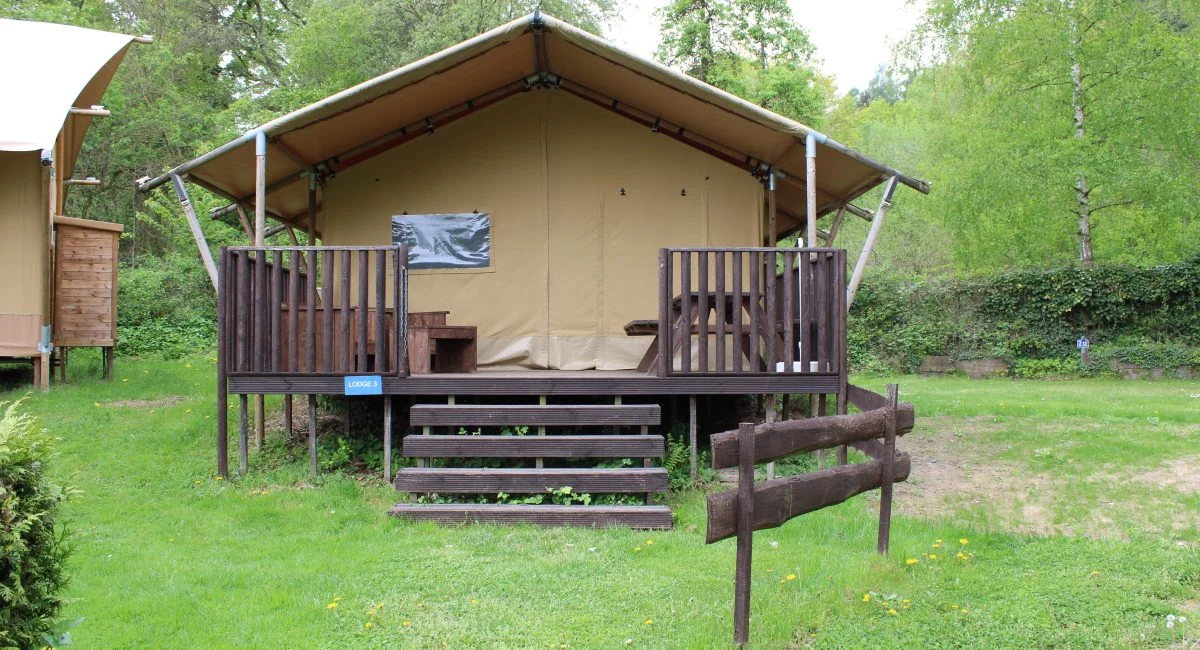 Zeltlodge Eingang
