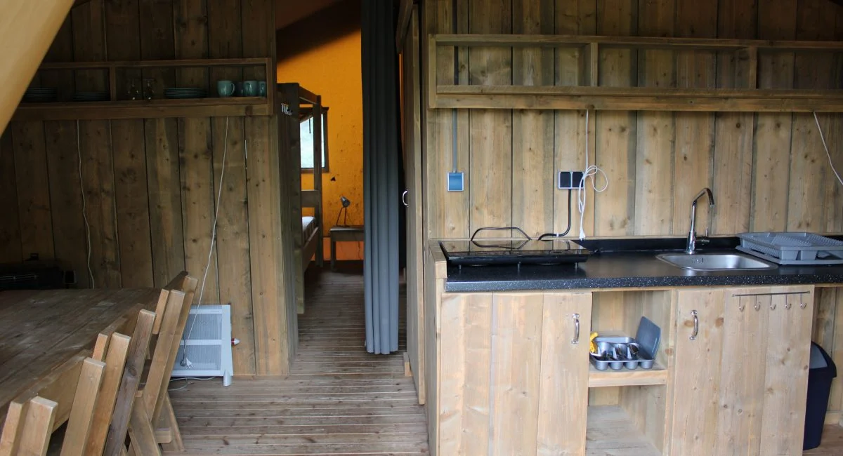 Zeltlodge Küche